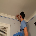 Crown Molding Installation and Painting
